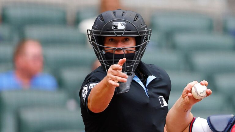 First female MLB umpire Jen Pawol scores 92.72% accuracy in debut