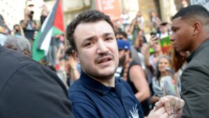 Campus protest leader Mahmoud Khalil explains Oct. 7 attack reasoning
